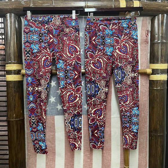 NWOT LuLaRoe Legging Bundle 5pc Women Trousers pant warm stretch wholesale OSFA - Picture 2 of 6